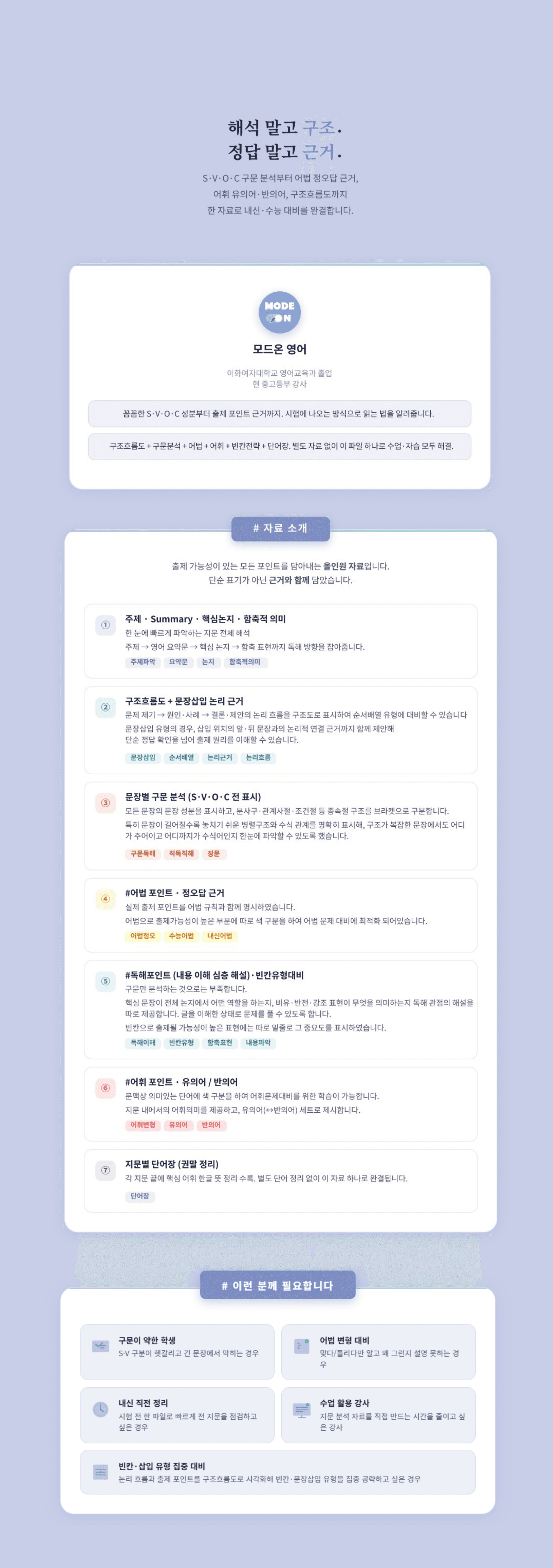 2026년 3월 고1 모의고사 오답률 상위 10개 지문 분석자료_promotion
