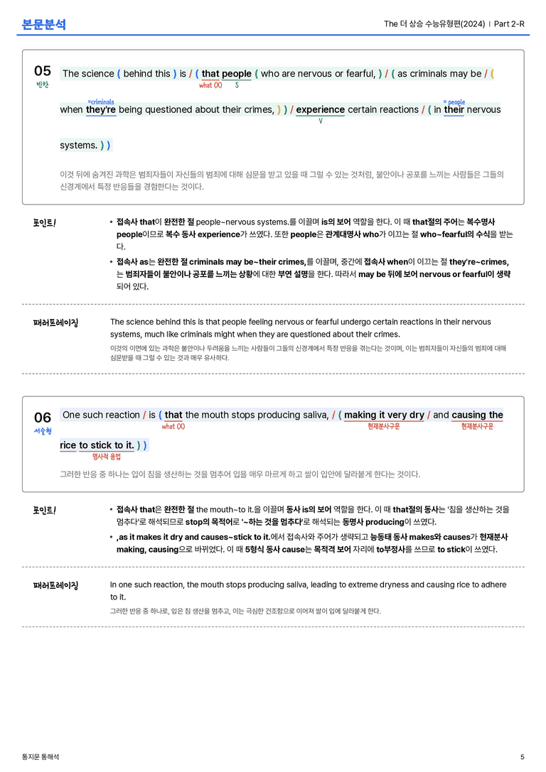 The 더 상승 수능유형편(2024) Part 2-R 본문분석_preview_5