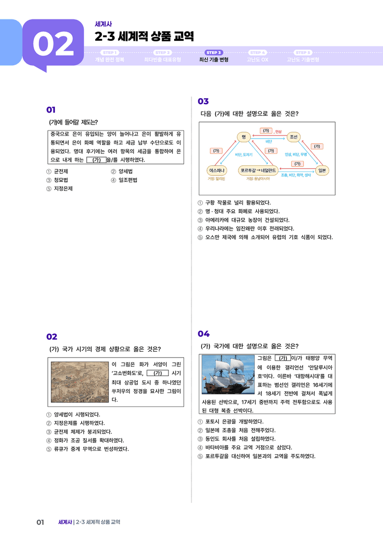 2-3 세계적 상품 교역 | STEP3 최신기출변형_preview_1