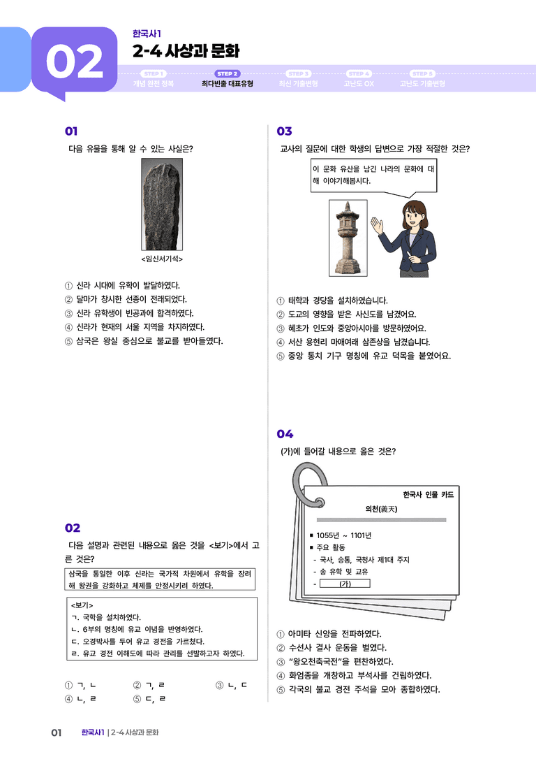 2-4 사상과 문화 | STEP2 최다빈출대표유형 _preview_1