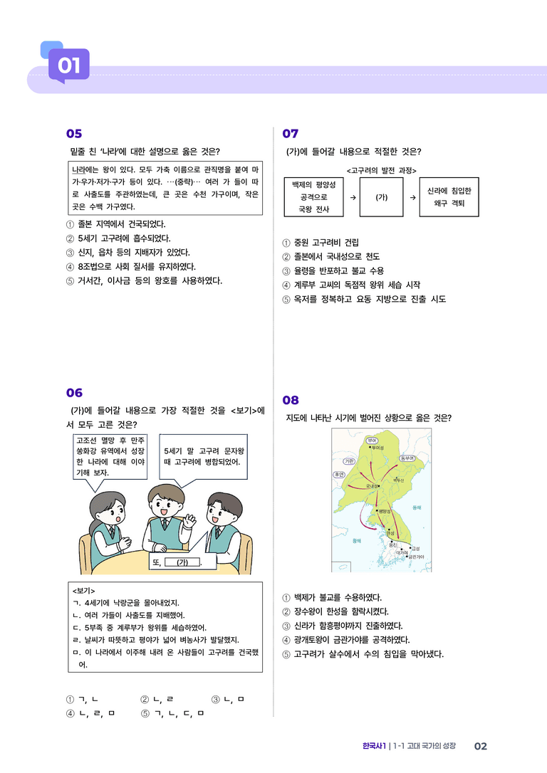 1-1 고대 국가의 성장 | STEP3 최신기출변형_preview_2