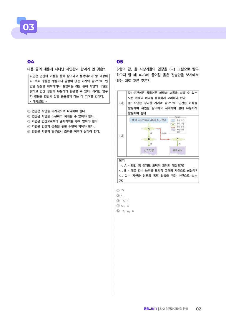 3-2 인간과 자연의 관계 | STEP4 고난도기출변형_preview_2