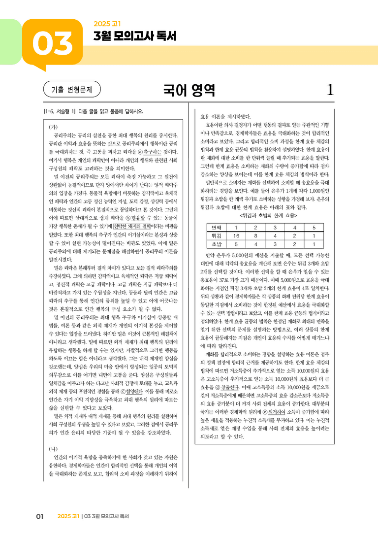[고1] 2025 모의고사 3월 | 독서_기출 적중 문제02_preview_1