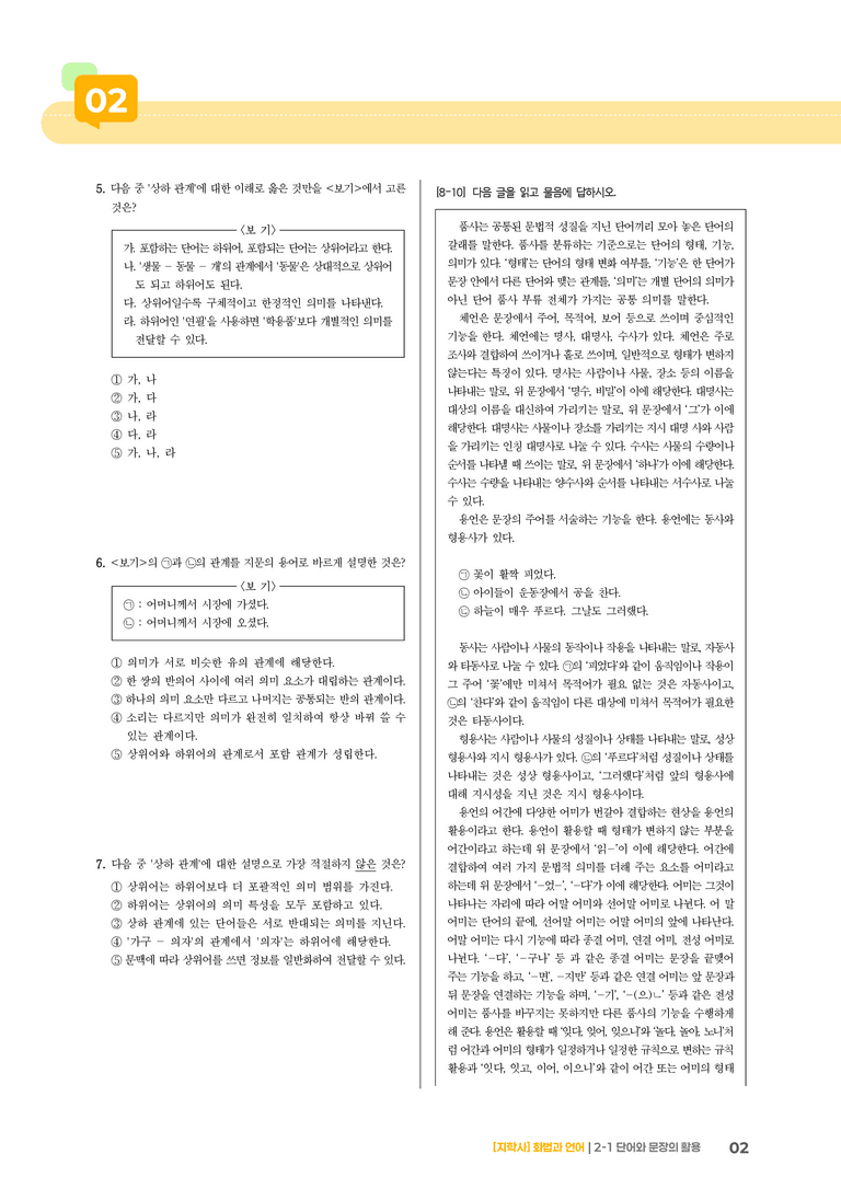 2-1 단어와 문장의 활용_실전 모의고사02_preview_2