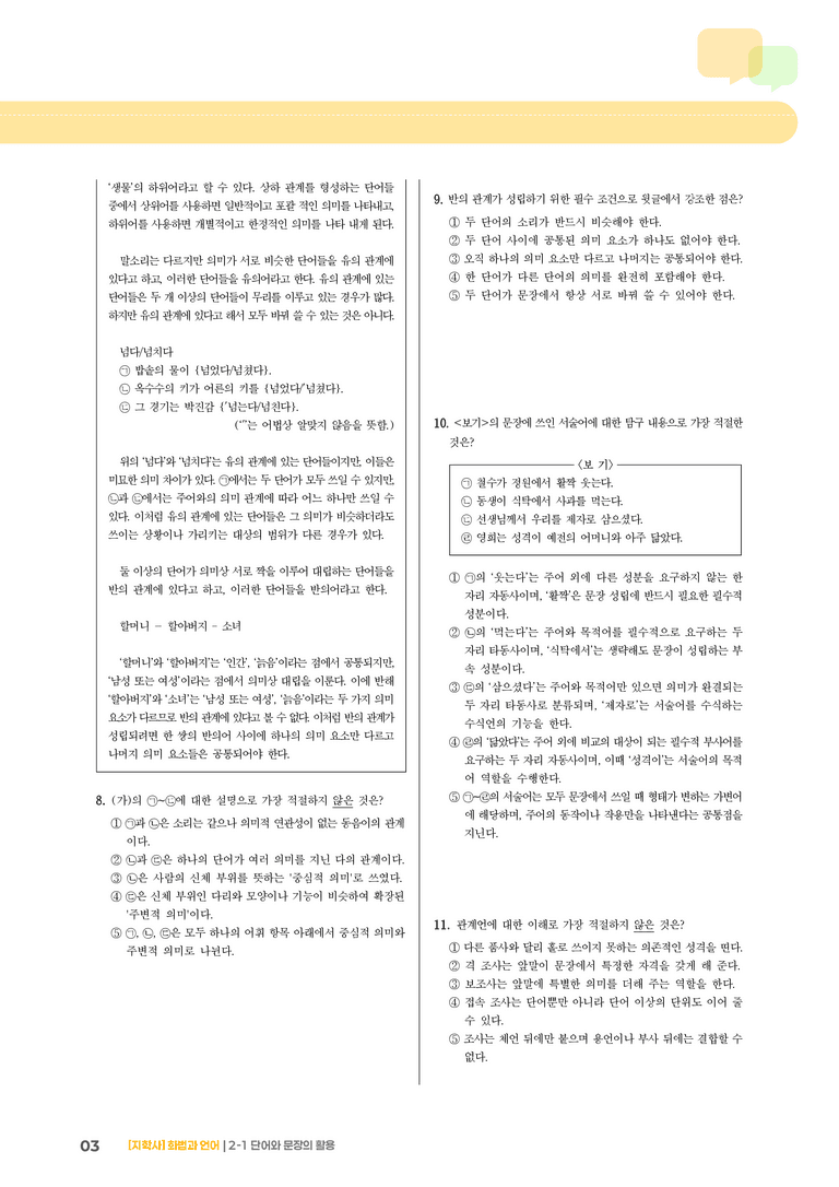 2-1 단어와 문장의 활용_실전 모의고사01_preview_3