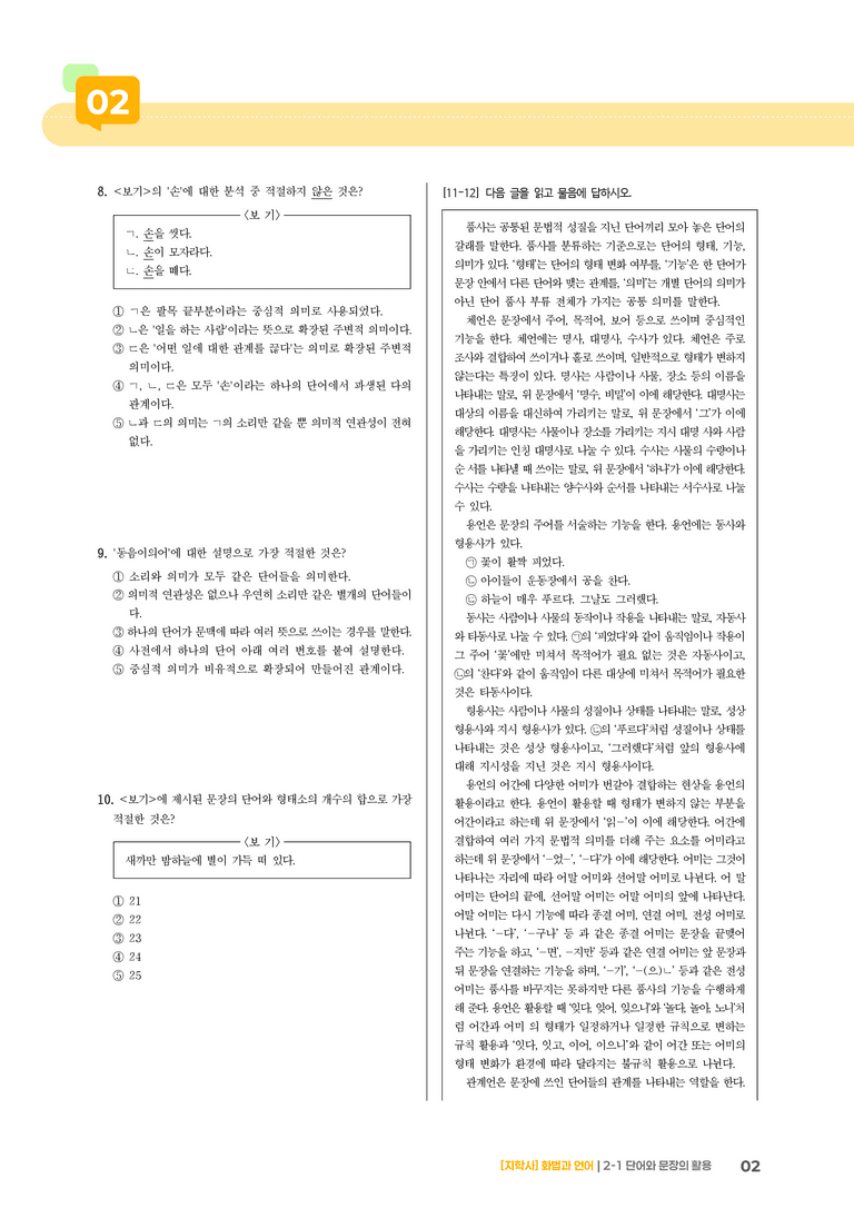 2-1 단어와 문장의 활용_실전 모의고사04_preview_2