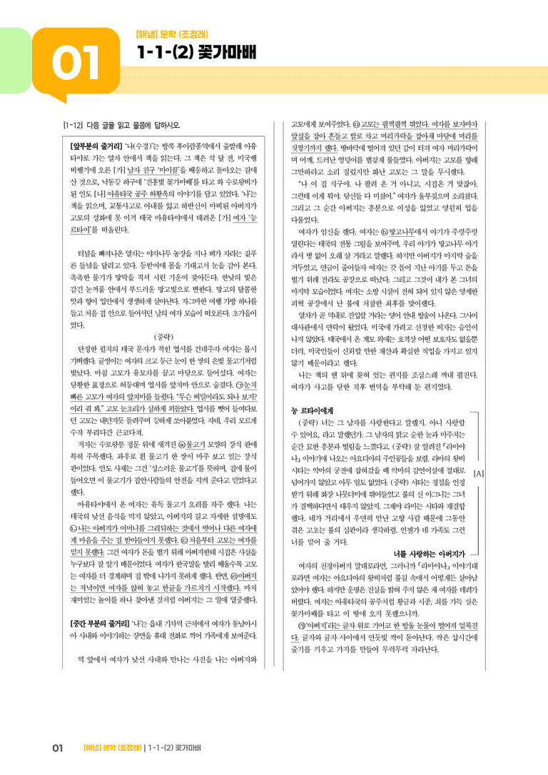 1-1 문학의 본질_꽃가마배_기출 적중 문제01_preview_1