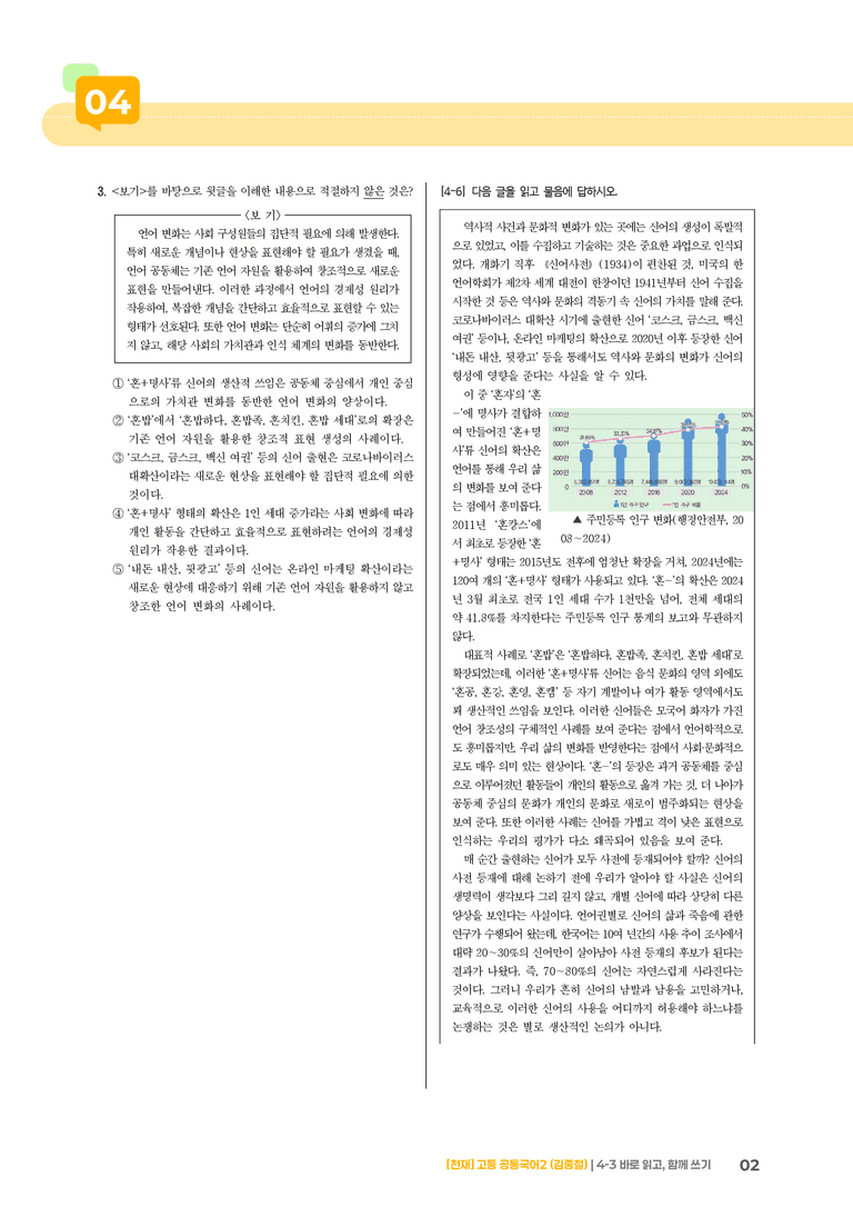 4-3 바로 읽고, 함께 쓰기_기출 적중 문제_preview_2