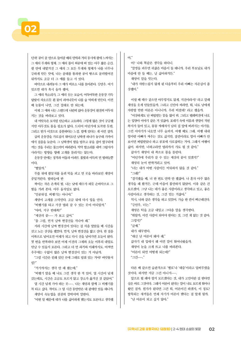 2-4 현대 소설의 빛깔_기출 적중 문제_preview_2