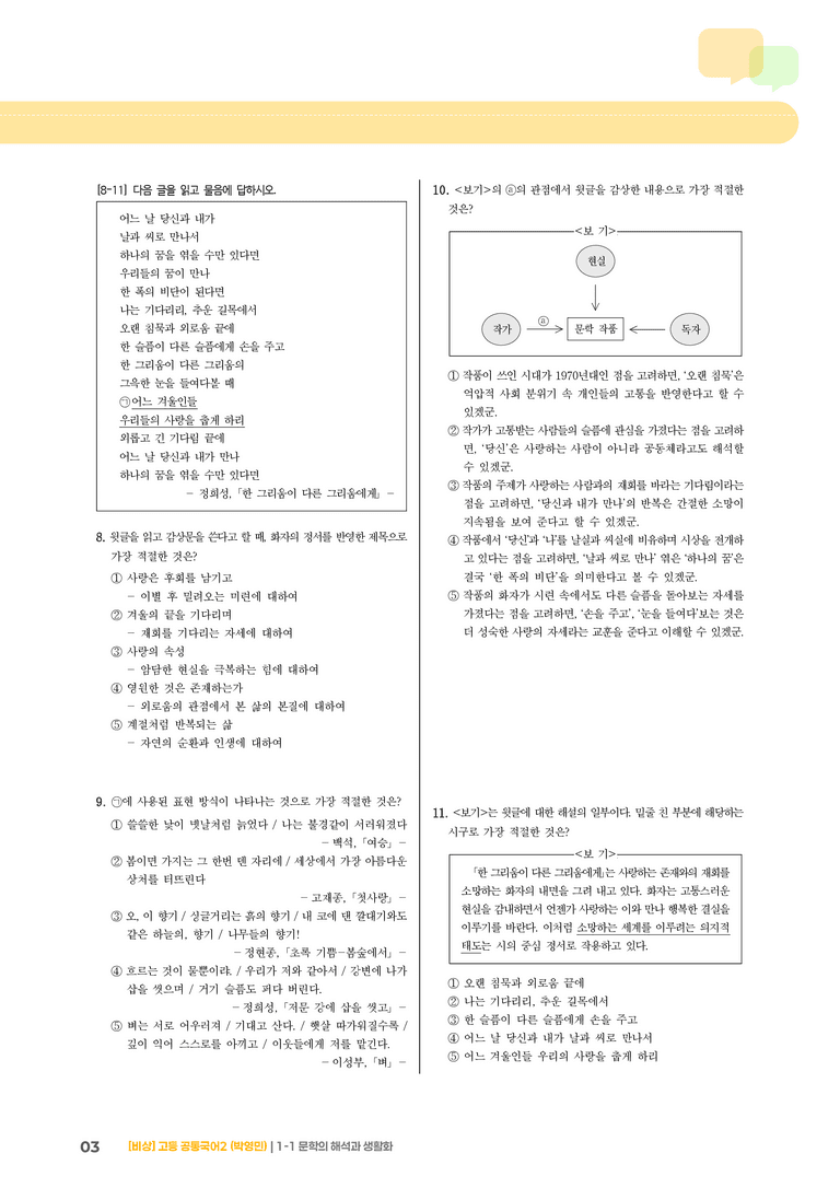 1-1 문학의 해석과 생활화_기출 적중 문제_preview_3