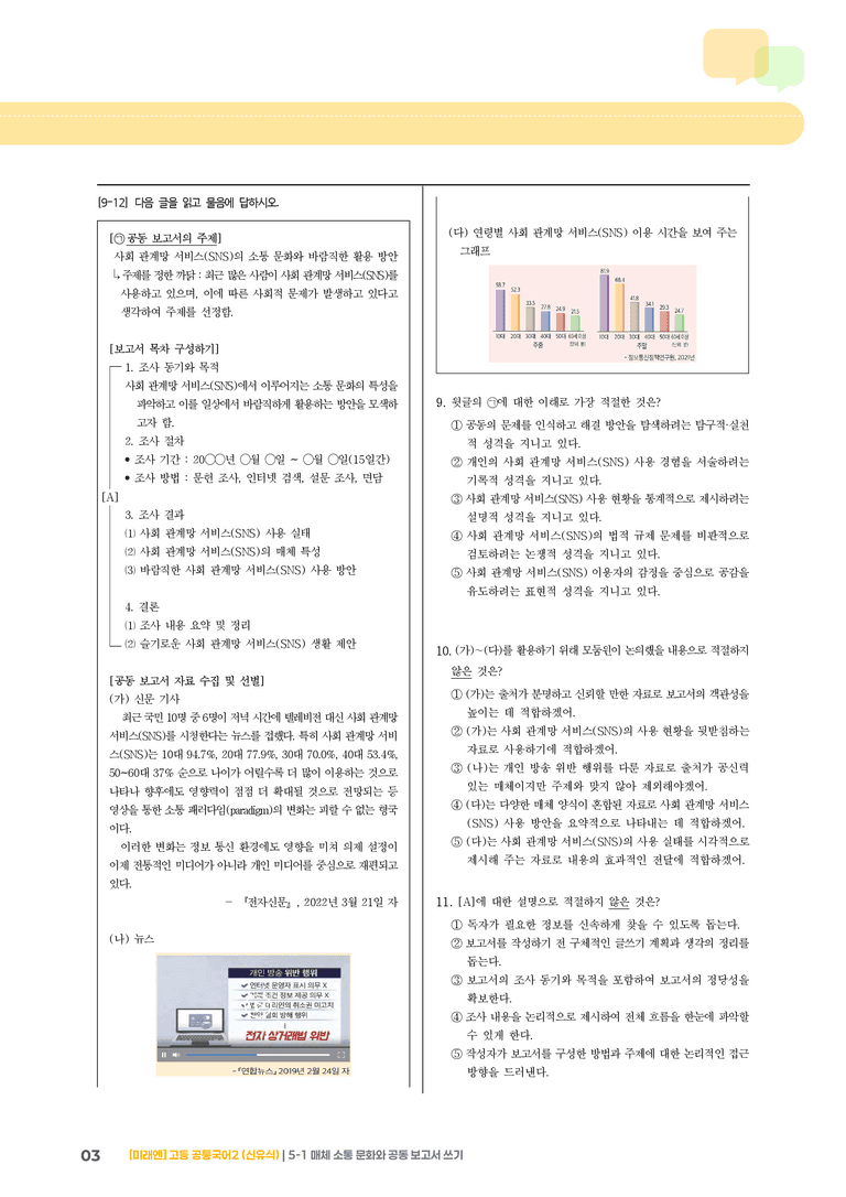 5-1 매체 소통 문화와 공동 보고서 쓰기_최다빈출 대표유형_preview_3