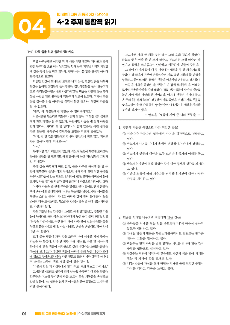 4-2 주제 통합적 읽기_최다빈출 대표유형02_preview_1
