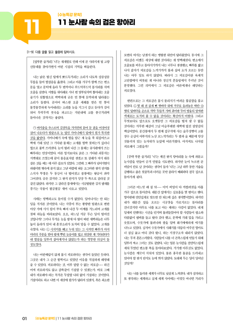11 눈사람 속의 검은 항아리_기출 적중 문제03_preview_1