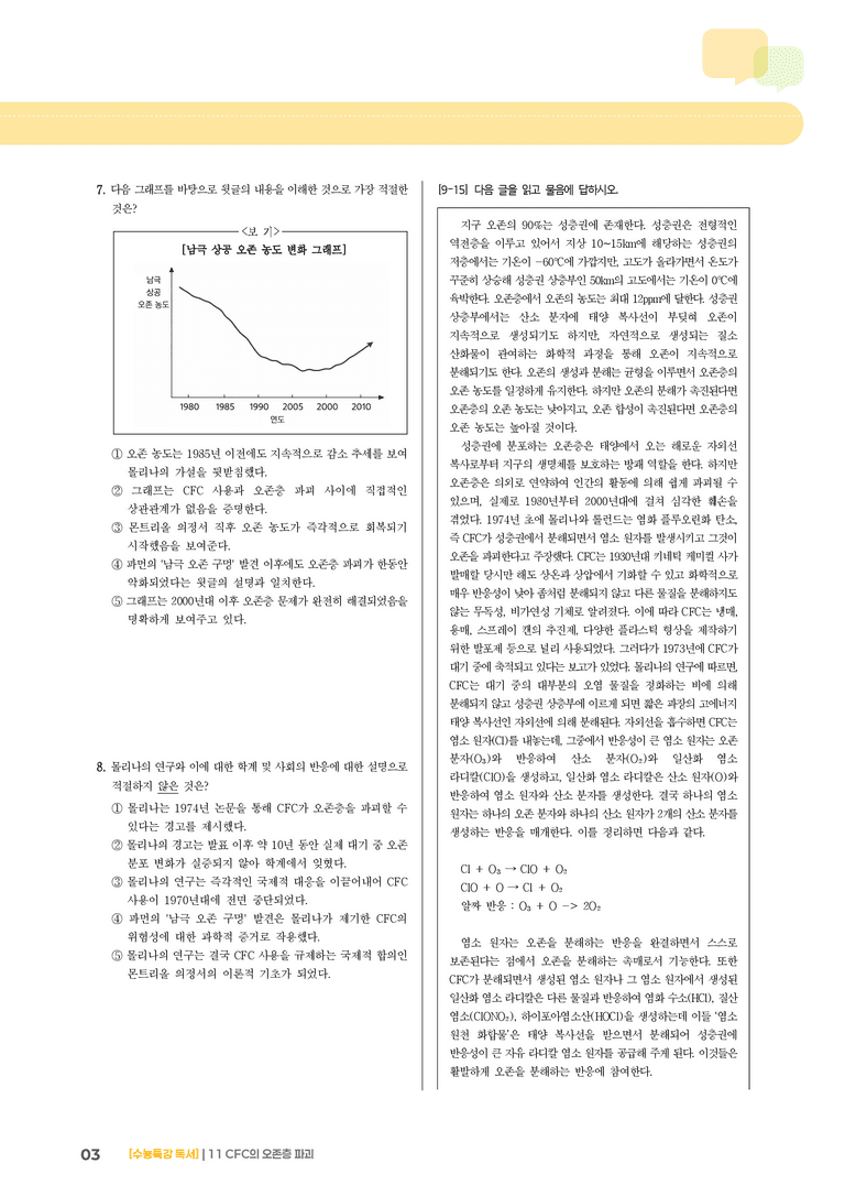 11 CFC의 오존층 파괴_기출 적중 문제03_preview_3