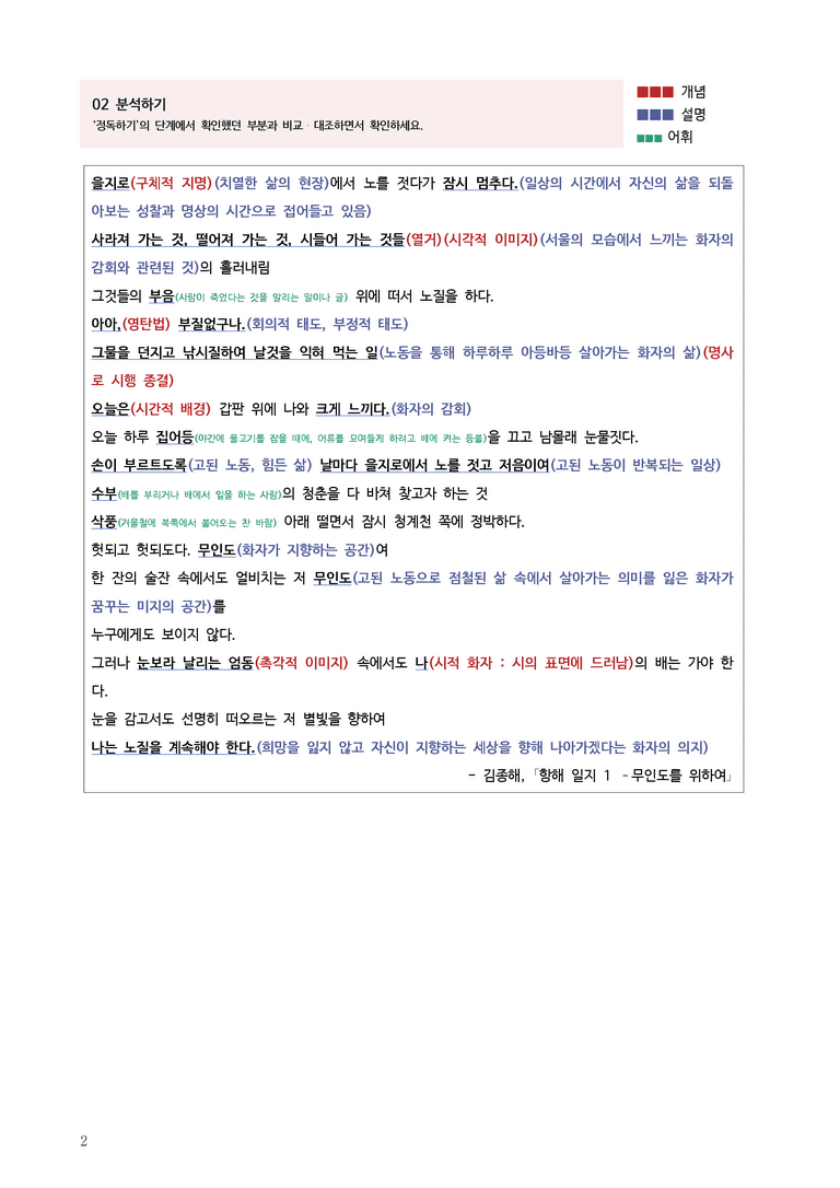 [고3] 2025 모의고사 10월 | 18-22번 현대시 '항해 일지 1 - 무인도를 위하여'_작품분석_preview_2