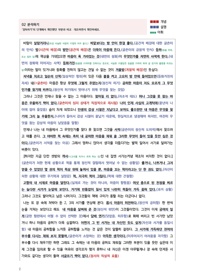 [고3] 2025 모의고사 10월 | 18-22번 수필 '방서한'_작품분석_preview_2