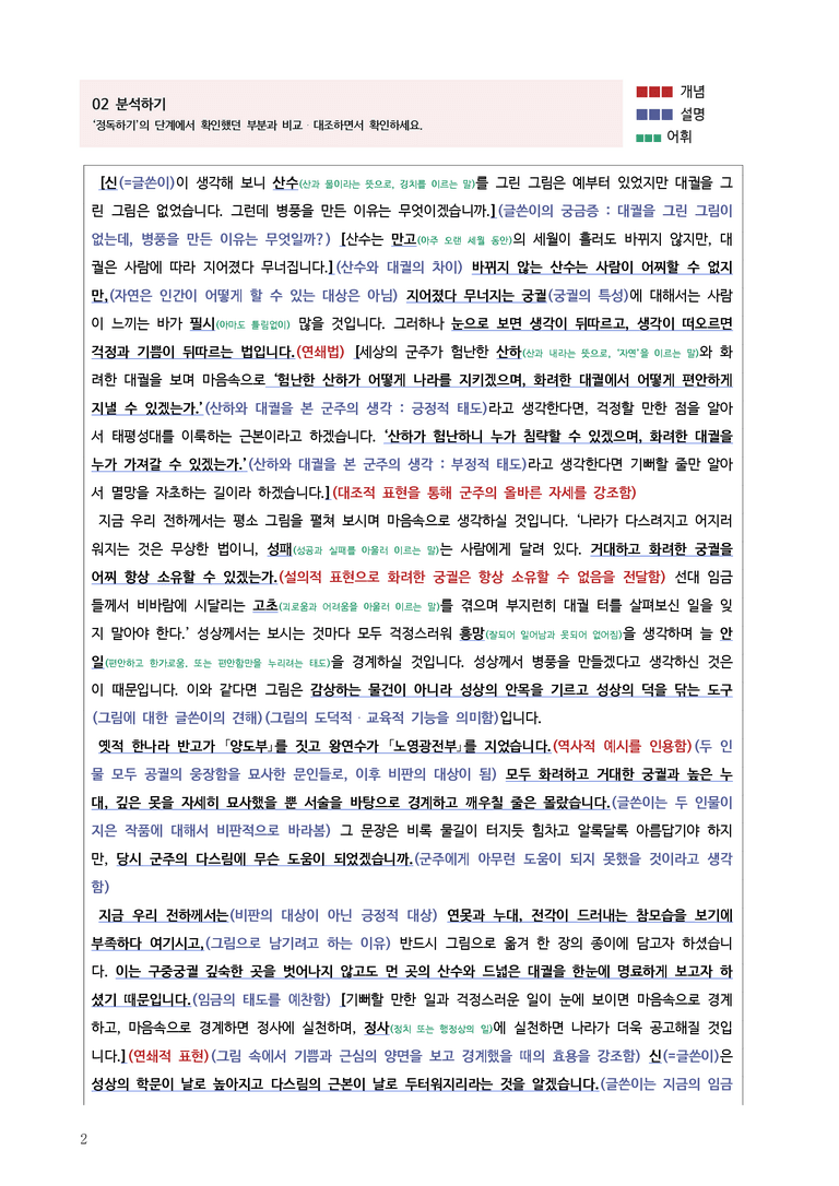 [고2] 2025 모의고사 10월 | 39-42번 고전수필 '한양궁궐도기'_작품분석_preview_2