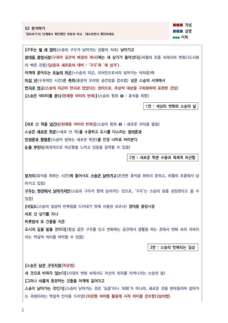 [고2] 2025 모의고사 10월 | 43-45번 현대시 '스승의 구두'_작품분석_preview_2