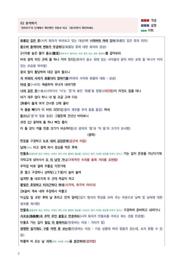 [고3] 2025 모의고사 6월 | 22-26번 '홍정유 - 동유가'_작품분석_preview_3