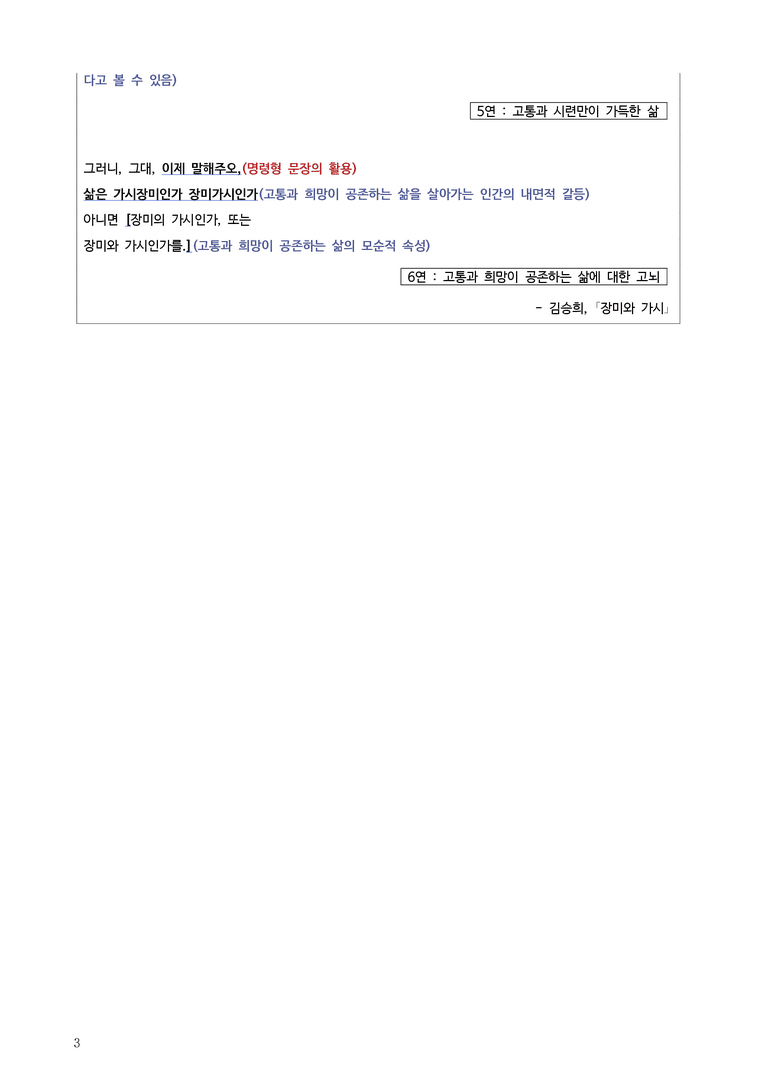 [고1] 2025 모의고사 6월 | 43-45번 장미와 가시_작품분석_preview_3
