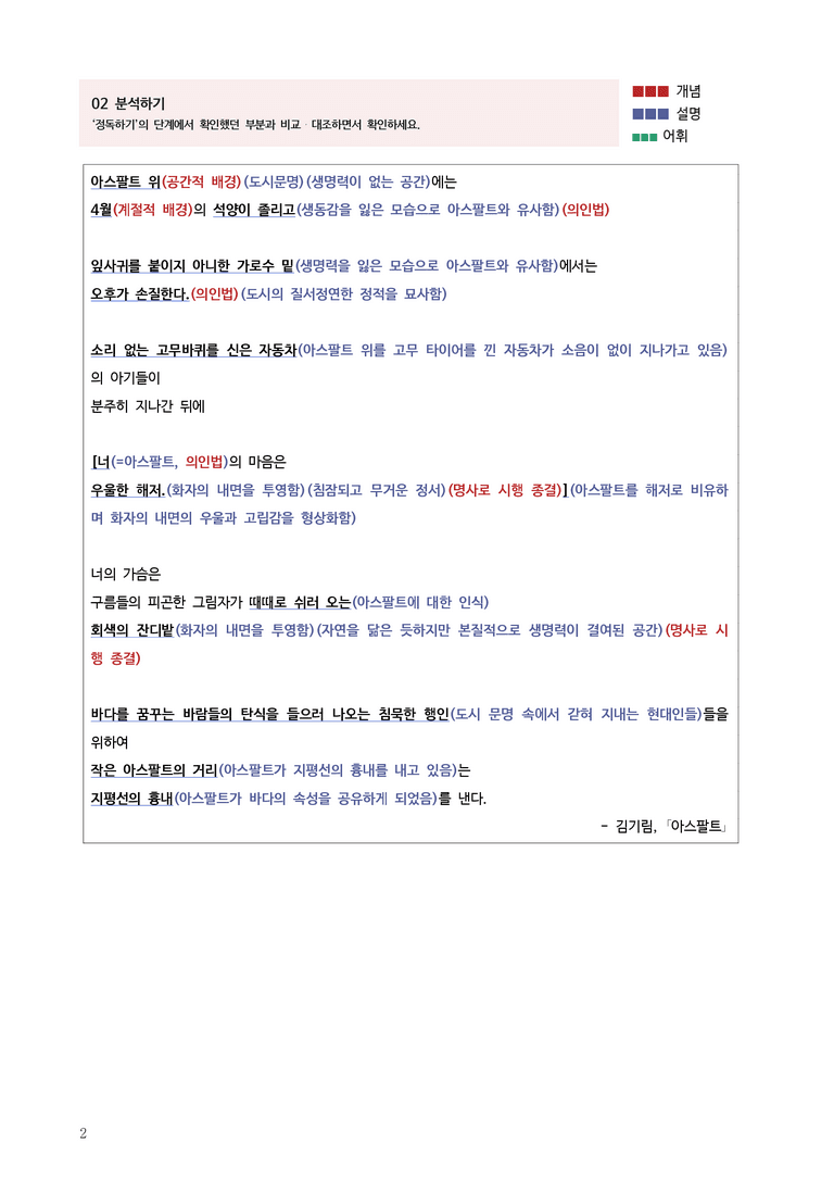 [고3] 2025 모의고사 3월 | 31-34번 문학 아스팔트_작품분석_preview_2