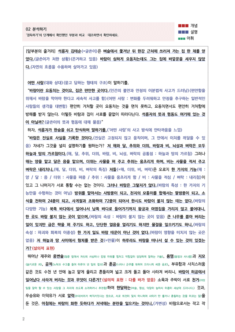 [고3] 2025 모의고사 3월 | 22-26번 문학 풍서기_작품분석_preview_2