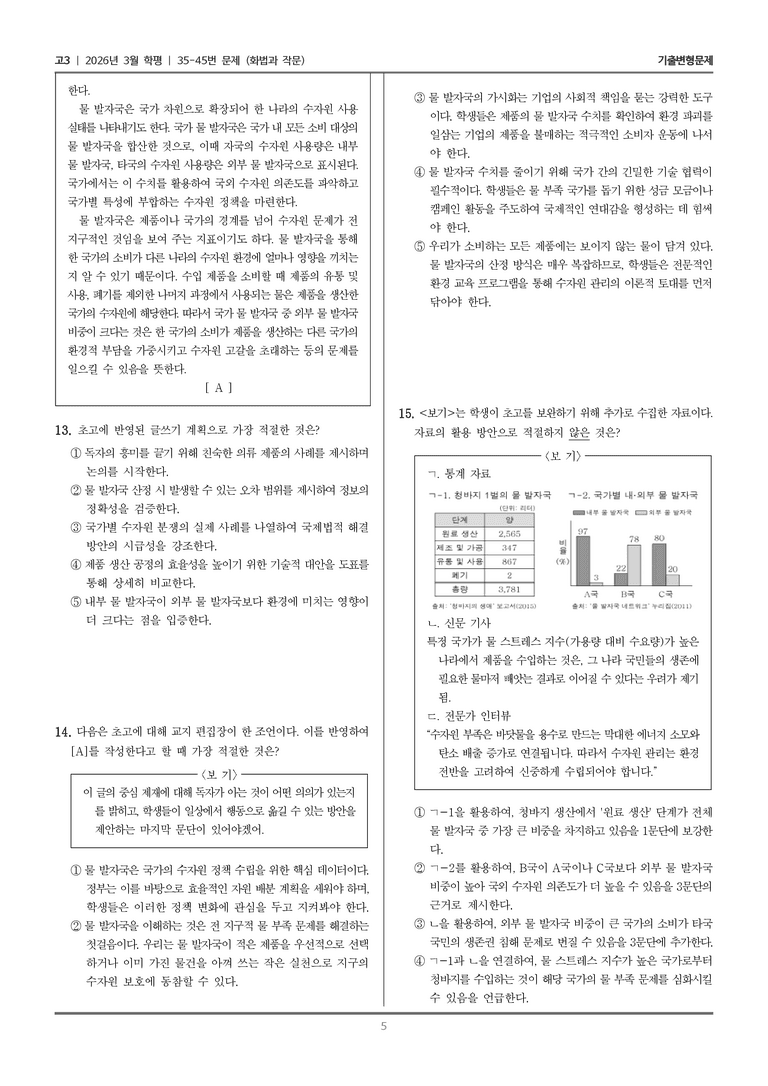 [고3] 2026년 3월 학평 35-45번 (화법과 작문)_기출변형문제_preview_5