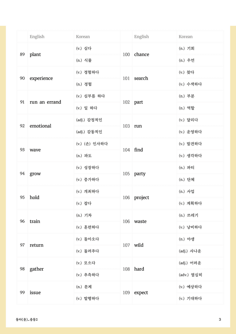 [22개정] 중등2 동아(윤) 워크북 1단원 단어 및 시험지 by Prep UP _preview_3