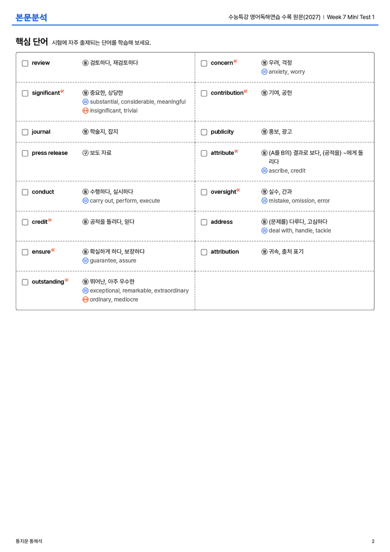수능특강 영어독해연습 수록 원문(2027) Week 7 Mini Test 1 본문분석_preview_2
