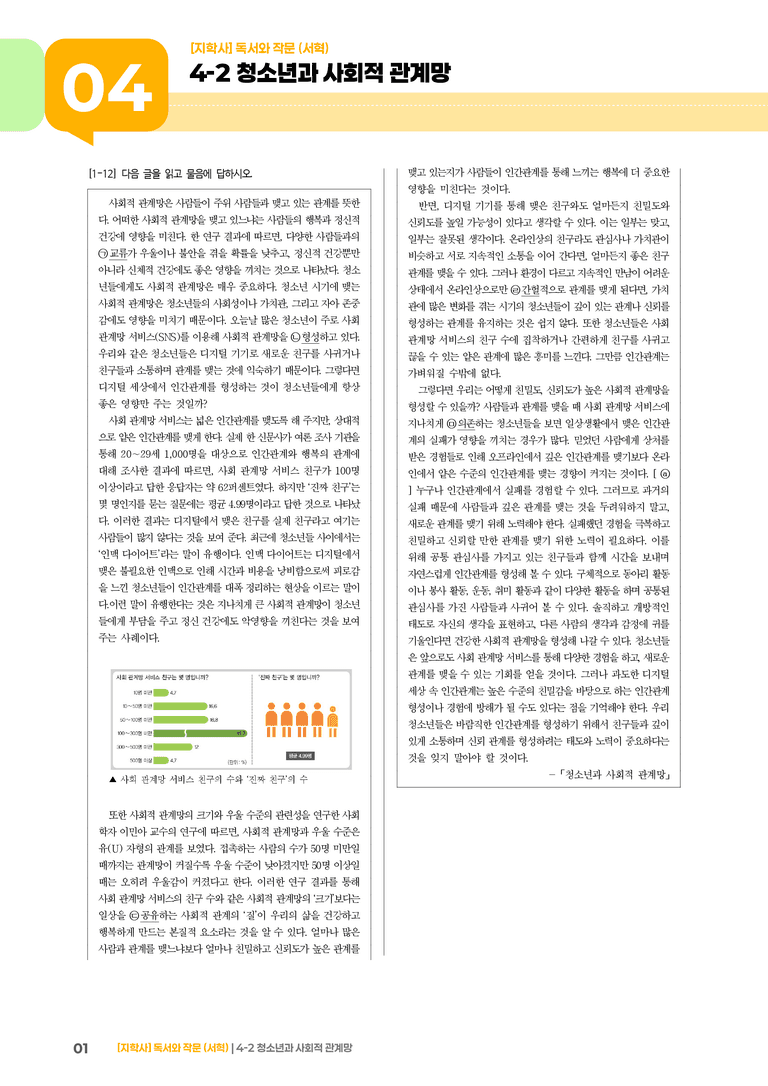 청소년과 사회적 관계망_기출 적중 문제01_preview_1