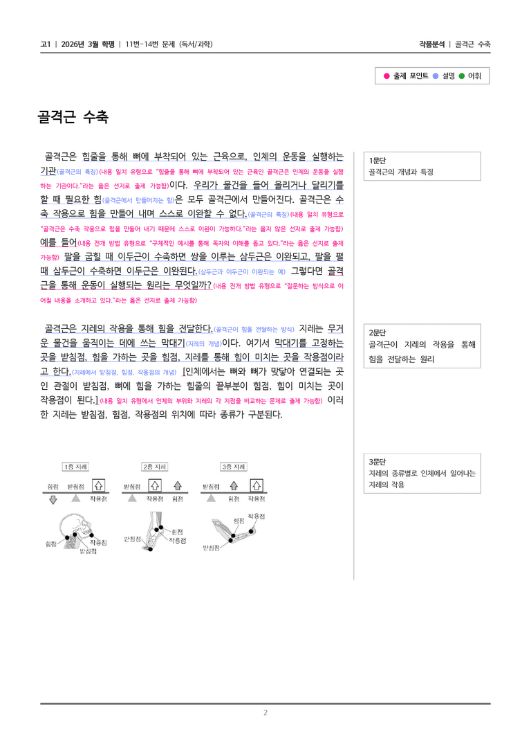 [고1] 2026 모의고사 3월 | 11-14번 (독서 과학)_작품분석_preview_2