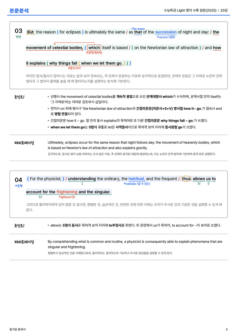 수능특강 Light 영어 수록 원문(2025) 20강 본문분석_preview_5