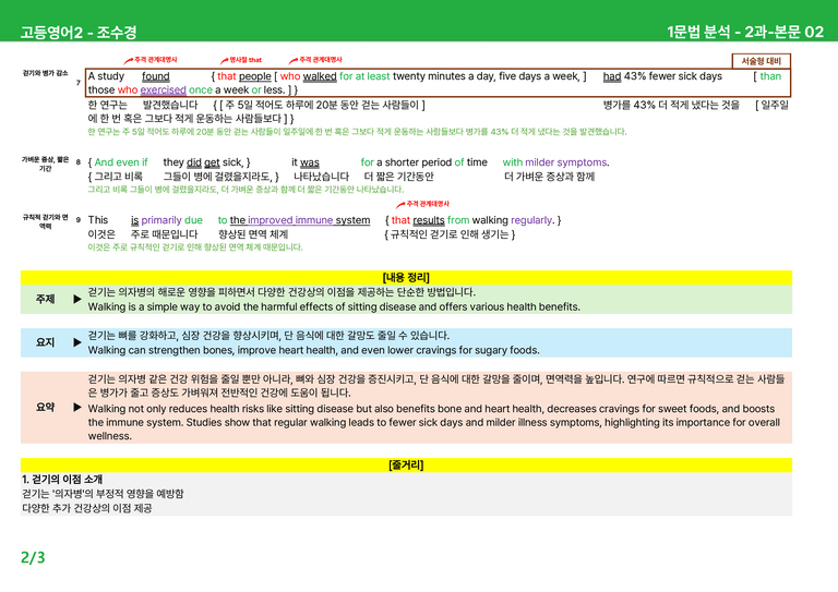 고등영어2 천재(조) 2과 상세분석 by 시드잉글리쉬_preview_4
