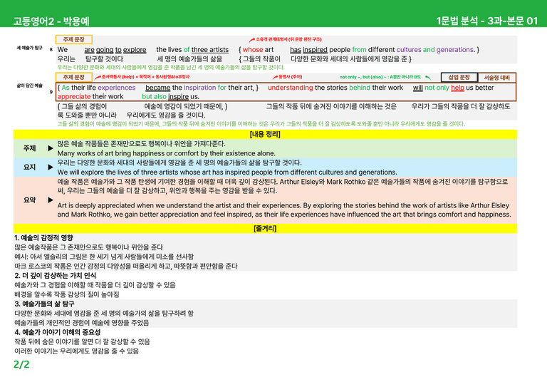고등영어2 동아(박) 3과 상세분석 by 시드잉글리쉬_preview_2