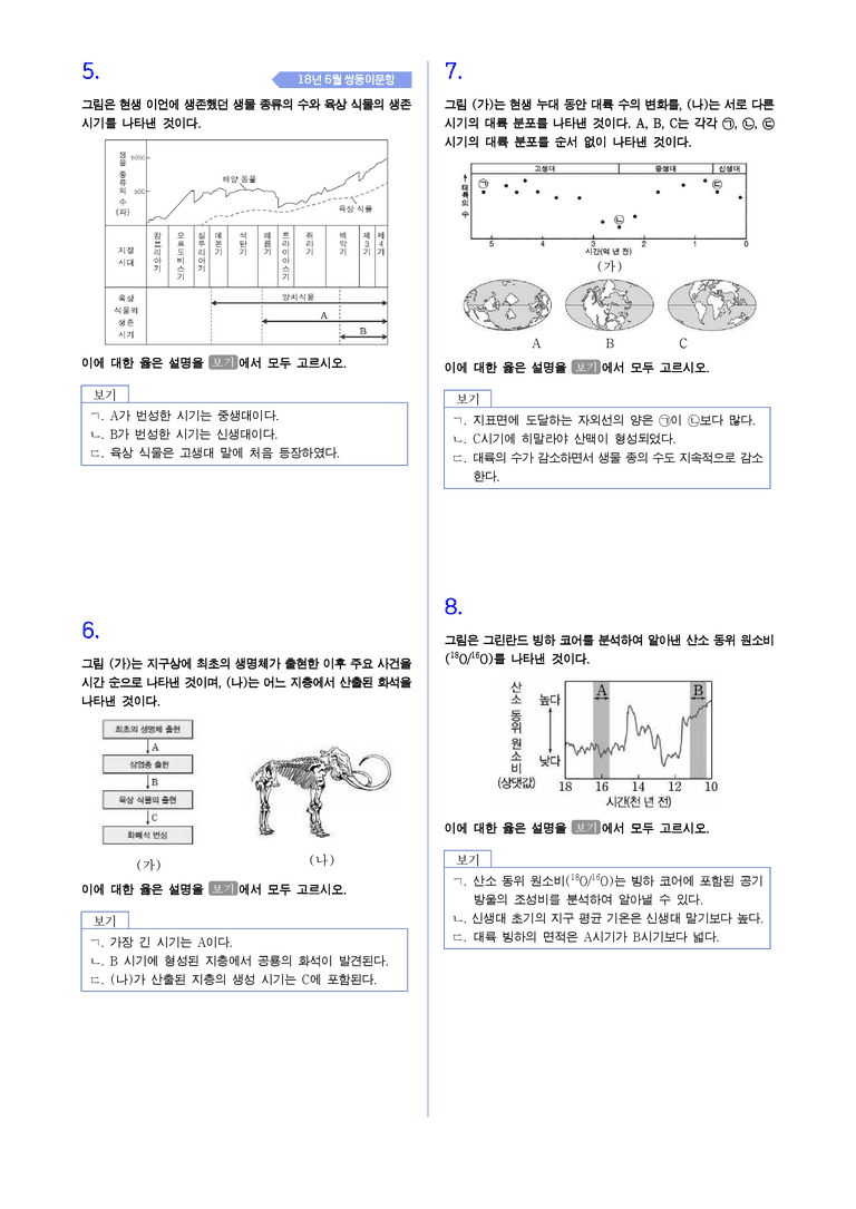 1-6 지질시대 | STEP2 최다빈출대표유형_preview_2