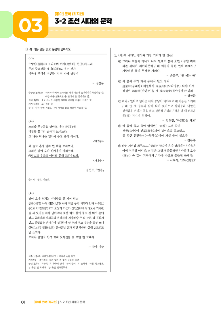 조선 시대의 문학_고난도 심화문제_preview_1