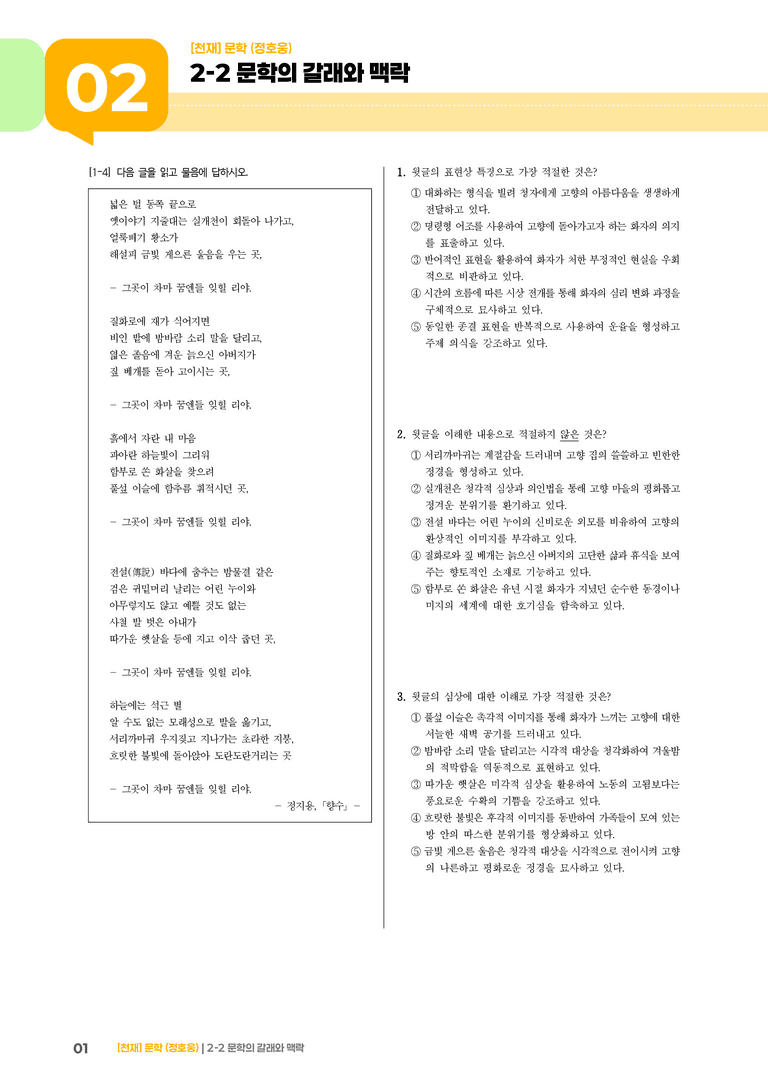 문학의 갈래와 맥락_기출 적중 문제02_preview_1