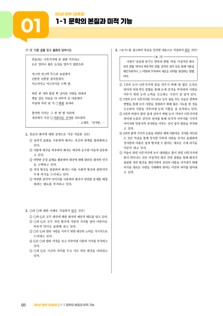 문학의 본질과 미적 기능_기출 적중 문제01_preview_1
