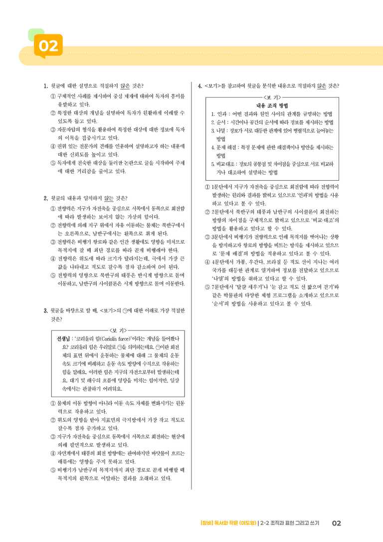 조직과 표현 그리고 쓰기_기출 적중 문제05_preview_2