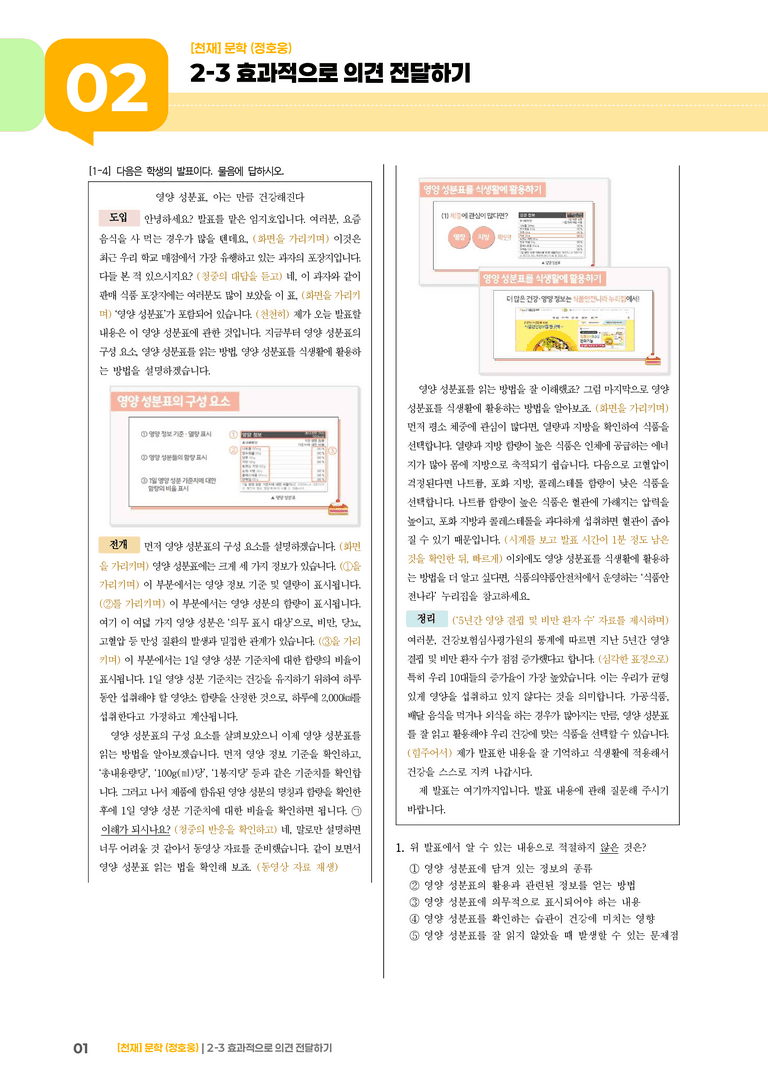 효과적으로 의견 전달하기_기출 적중 문제_preview_1