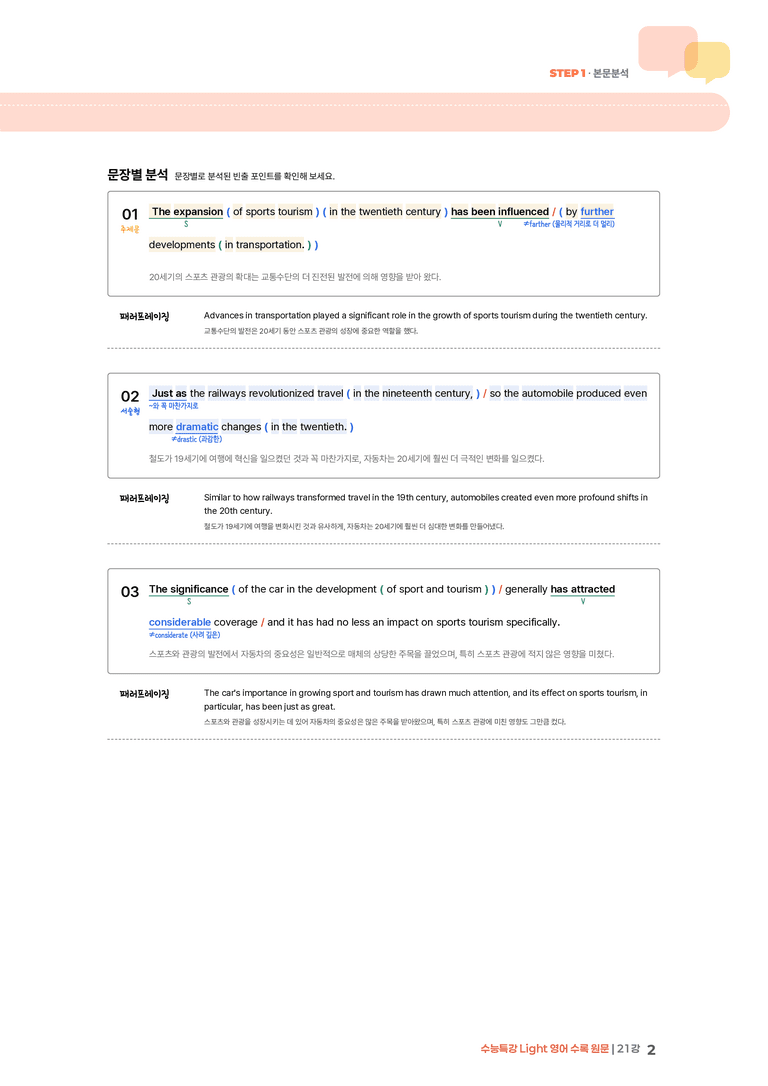 수능특강 Light 영어 21강 | STEP1 본문분석_preview_2
