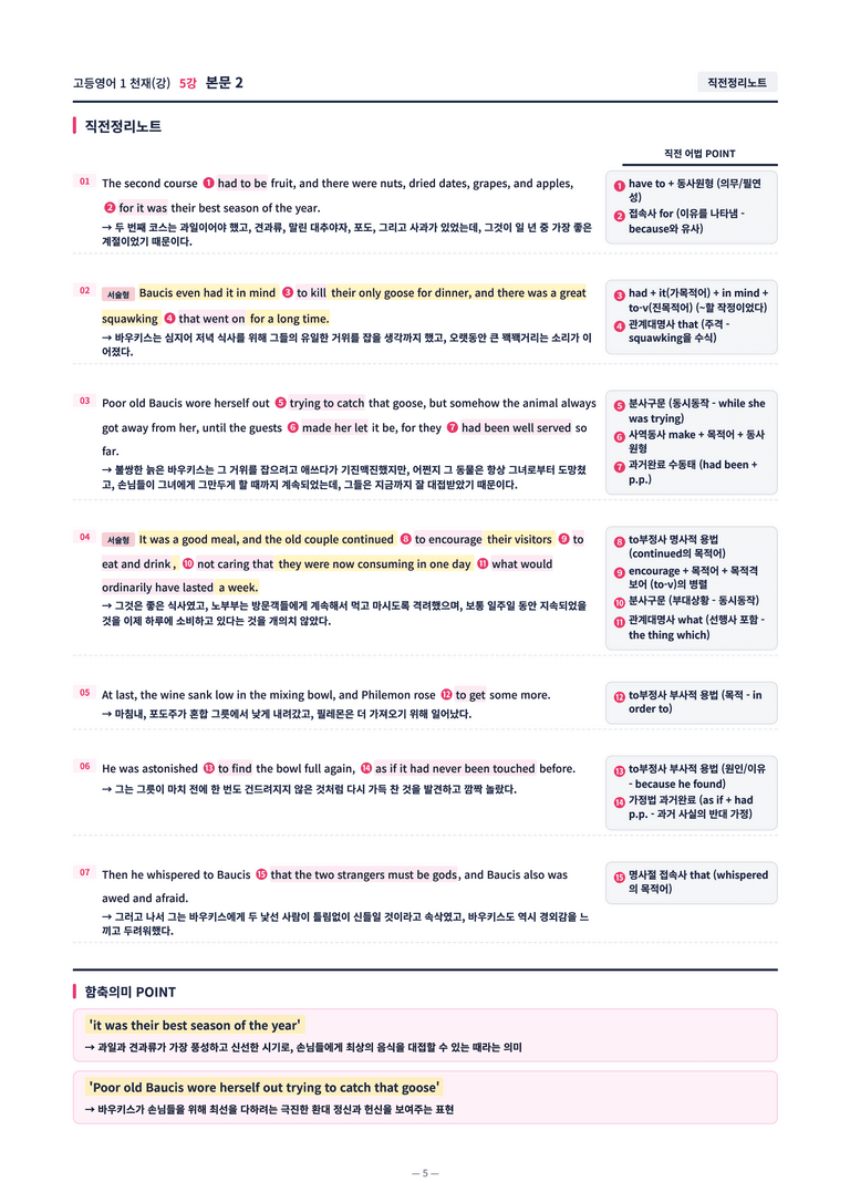 ❤️[5강]고등영어 1 천재(강) [직전보강+삽화+통합문제] by 대치동시크릿❤️_preview_5
