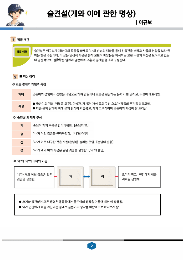 [공국1] 천재(수) 3-(4) 슬견설(개와 이에 관한 명상)_분석 및 객관식 (17문제)_preview_2