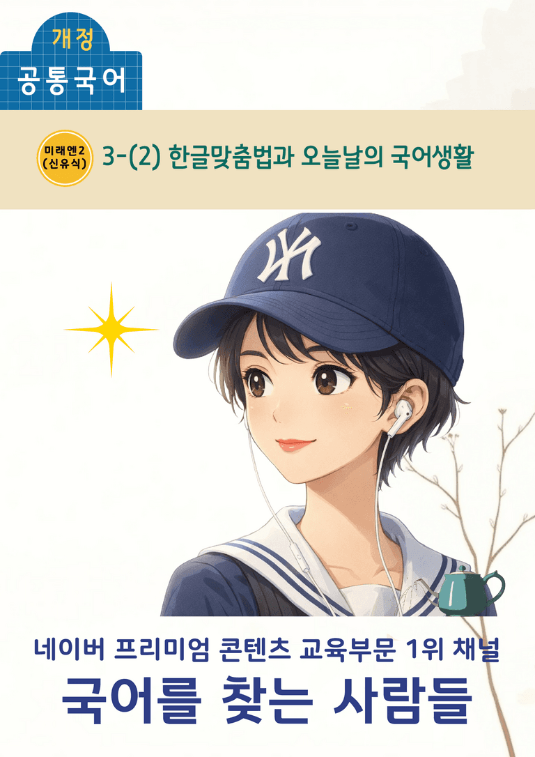 [공국2] 미래엔(신) 3-(2) 한글맞춤법과 오늘날의 국어생활_분석 및 객관식_preview_1