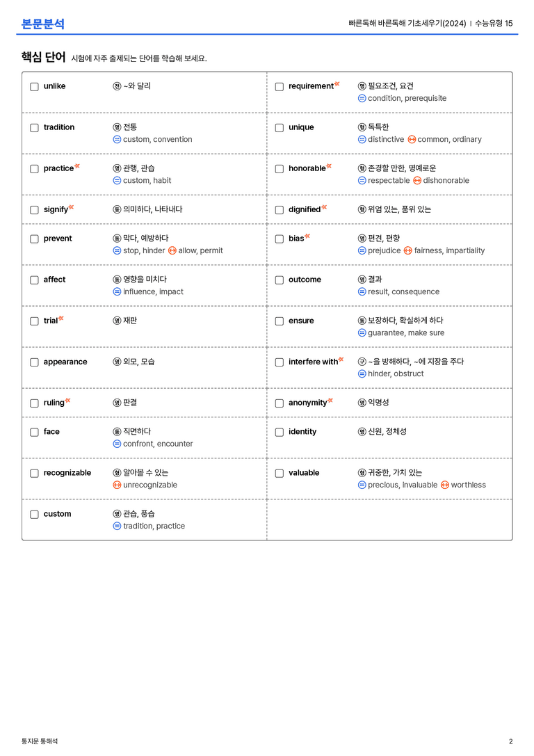 빠른독해 바른독해 기초세우기(2024) 수능유형 15 본문분석_preview_2