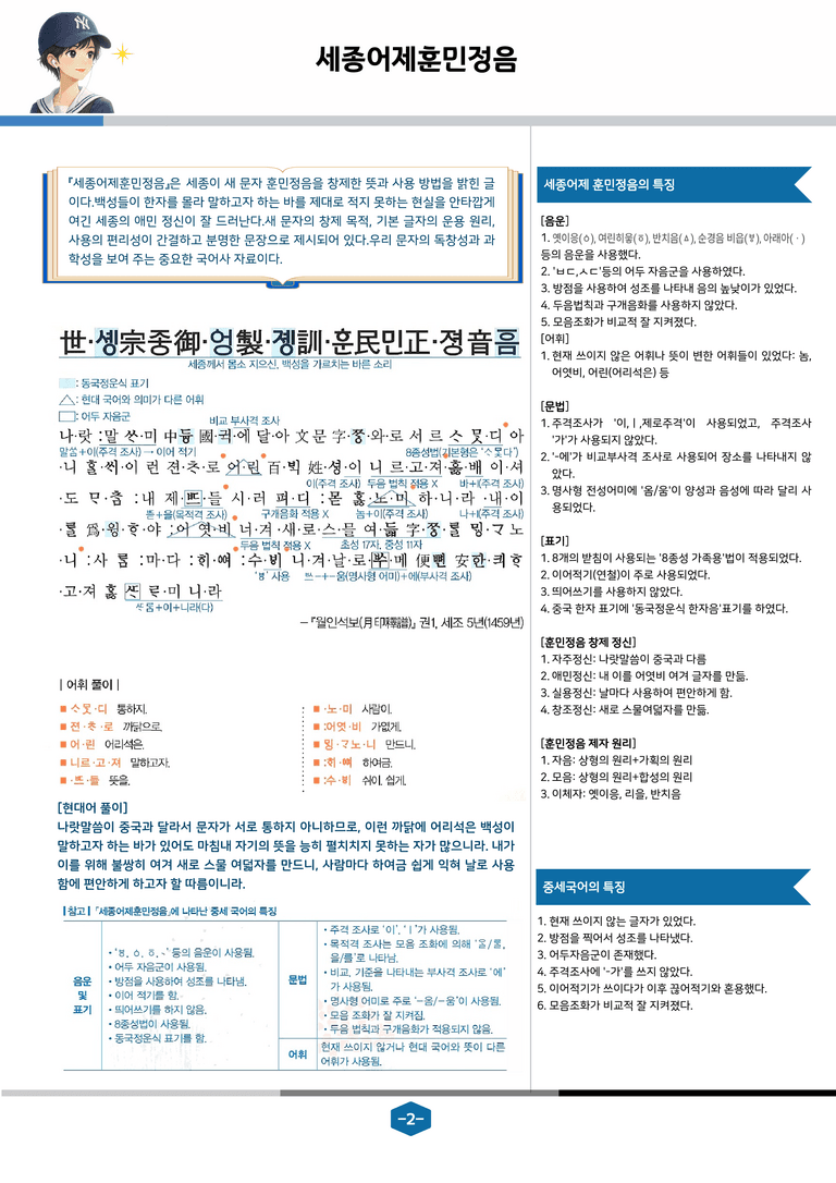[공국2] 동아(최) 3-(1) 국어의 변화(통합)_분석 및 객관식_preview_2