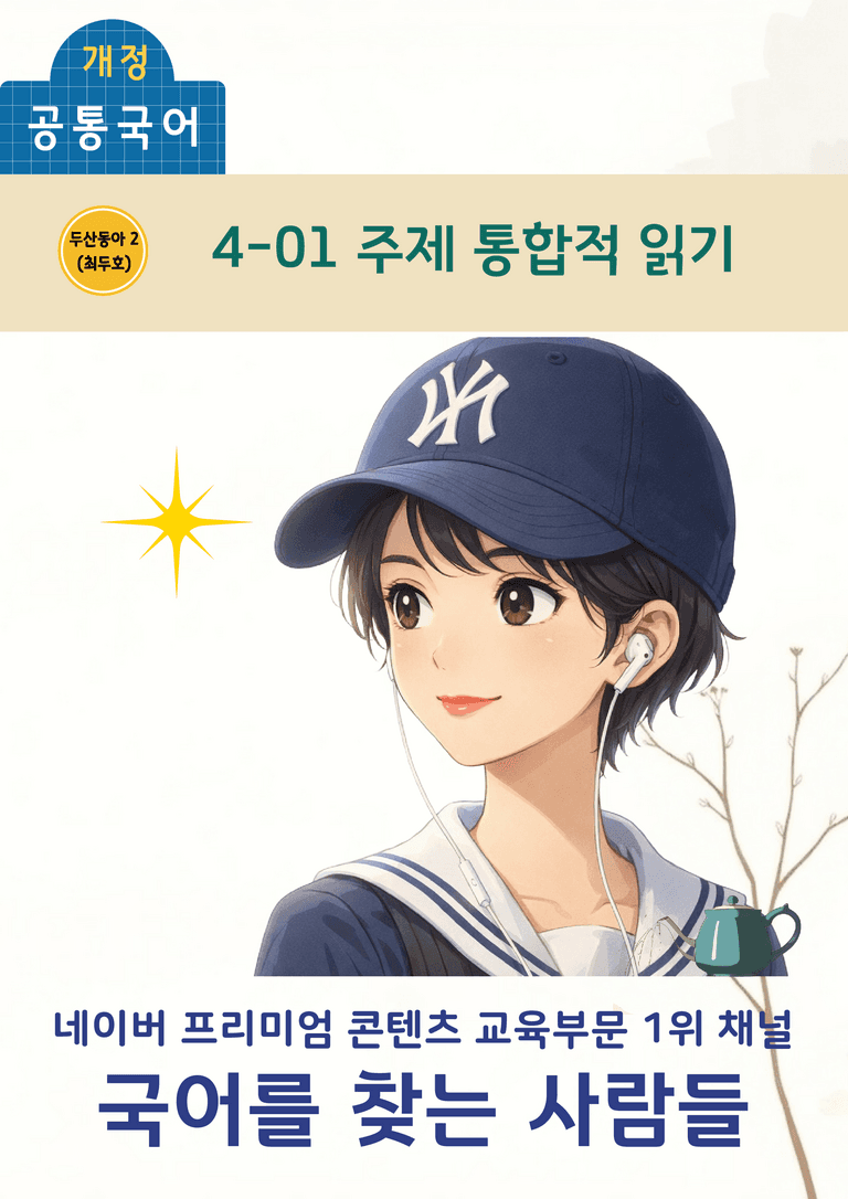 [공국2] 동아(최) 4-(1) 주제 통합적 읽기((가)+(나))_분석 및 객관식_preview_1