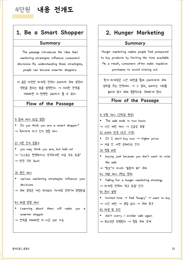 중등2_동아(윤)_(22개정)_본문분석_4단원 by prep up_preview_11