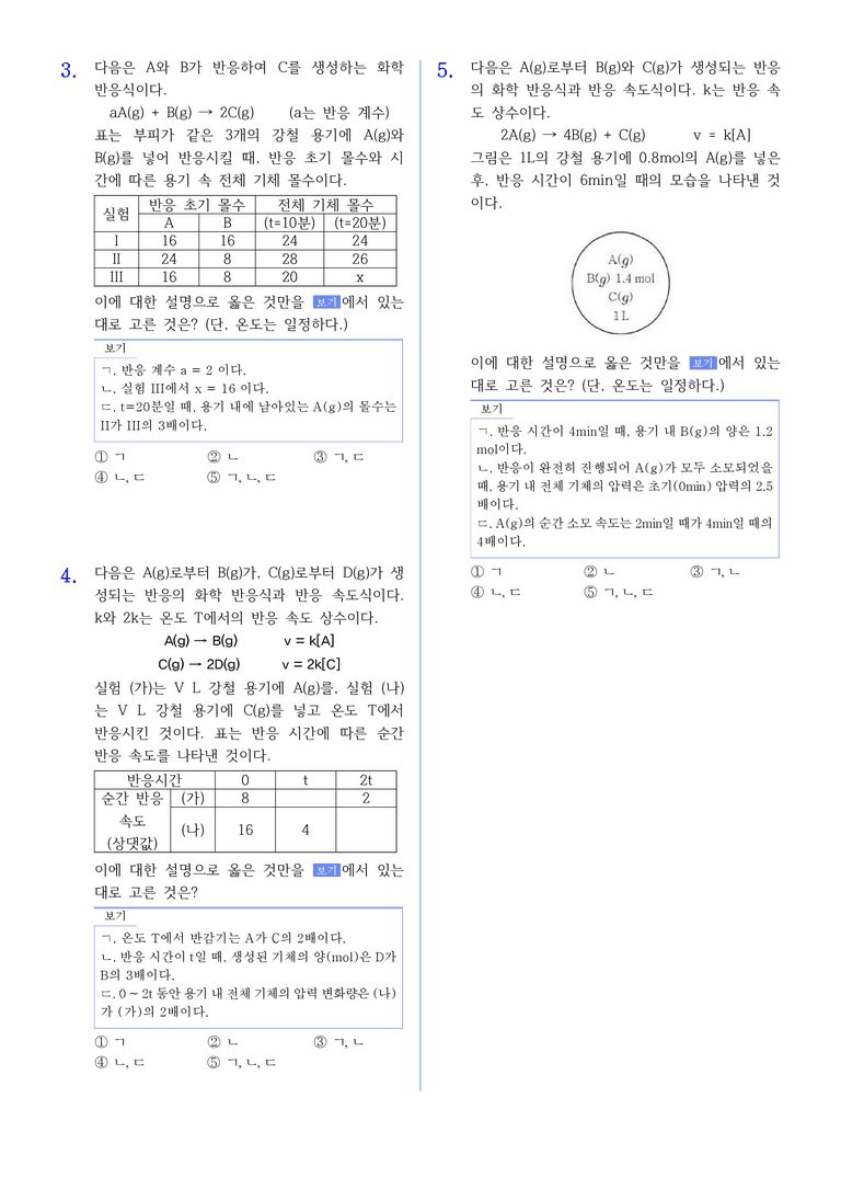 4단원 반응속도 | STEP5 대단원실전모의고사_preview_2