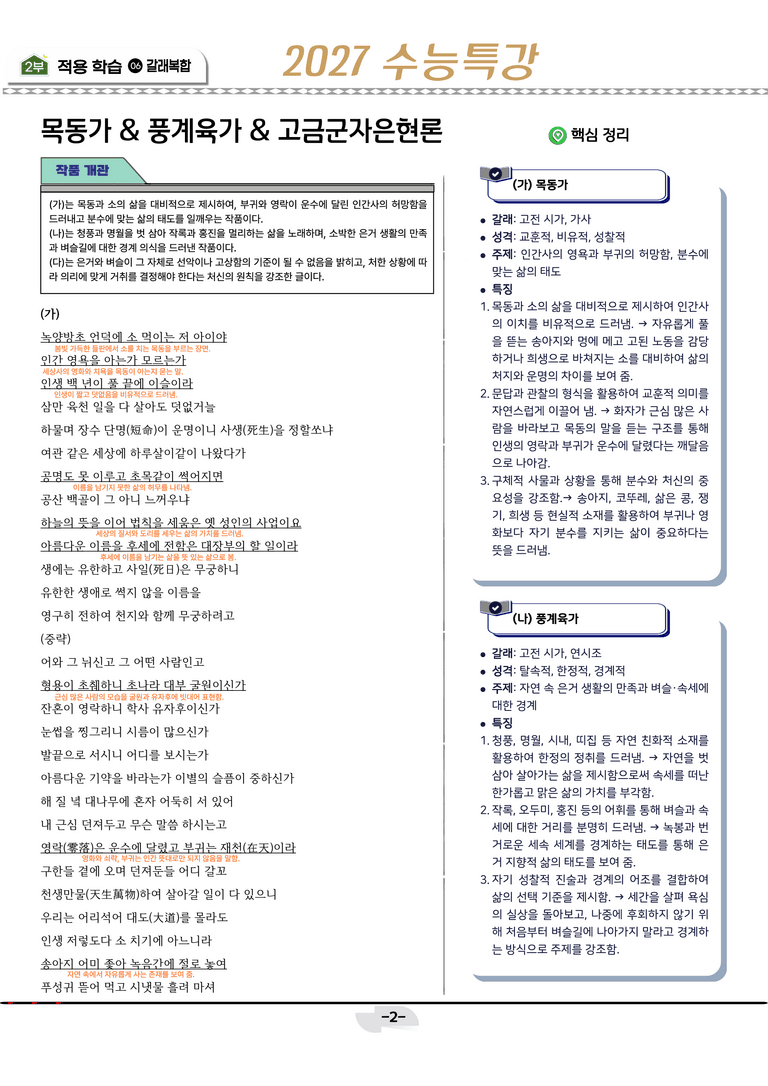 [2027 수능특강 문학] 갈래복합 05강_분석 및 객관식 (22문제)_preview_2